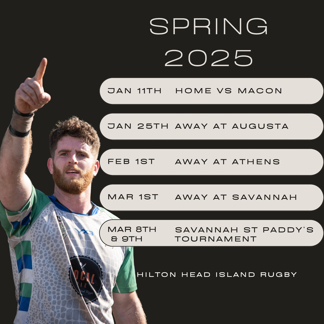 Spring 2025 Schedule